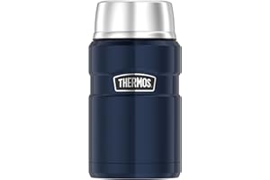 THERMOS Pojemnik termiczny do jedzenia, duży pojemnik na lunch, stal nierdzewna, niebieski, 710 ml, do jedzenia, zup, musli, 4001.256.071, szczelny, 14 godzin gorący, 24 godziny zimny