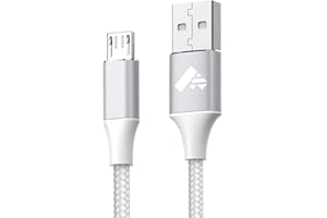 Micro USB Cable,Aioneus Android Charger Cable 2M Fast Charging Cable Nylon Braided USB Charger Cable for Samsung Galaxy S7 Edge S6 S5 J7 J5 J6 J3 Note A6 A10,Sony,LG,Kindle,Xbox,PS4,Tablets,Nexus,Sony