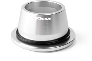 BXMOTO CNC Couvercle D'échappement Rond Cap T-MAX TMAX 530 sx/dx 2017 2018