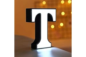 MAKA change your life quality Lettere Alfabeto e Numeri Luminosi Grandi a Led, Per Decorazione Casa Compleanni Nozze Festa Bar Eventi, Luce Bianca Chiara (T)