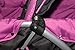 FoxHunter Baby Toddler Tandem Double Stroller Twin Pushchair Pram Buggy Travel With Rain Cover Purple New