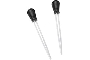 NIWIEOI 2 PCS Turkey Baster,Baster,Baster for Cooking,Baster Syringe,Meat Baster,Turkey Baster Large,Turkey Baster for Aquarium,Food Syringe, Measuring Lines Basting Syringe Injector Needle for Cooking