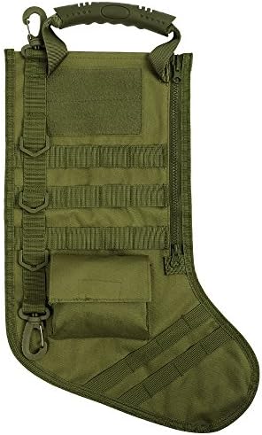 Force Valley Tactical Stocking Bag Molle Waterproof Nylon Military Ammo Bullet Sock Storage Pouch Gift Pocket for Hiking Camping Travelling Hunting