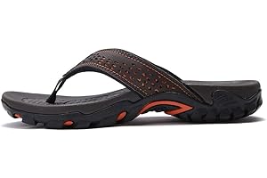 ChayChax Infradito Uomo Scarpe da Spiaggia e Piscina Antiscivolo Sandali Sportivi Pantofole Ciabatte da Mare Gomma Suola per Sostegno dell'Arco