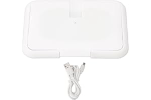 YUYTE Chauffe lingettes Humides pour bébé, Réchauffe la Boîte Chauffante pour Lingettes Humides, Chauffe lingettes Portable pour la Maison, la Voiture, le Voyage, Blanc