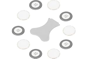 Yosoo Health Gear 10 Pièces Disque en Céramique de Brumisateur Ultrasonique de 20mm pour Pièces D'humidificateur, Disques de Brumisateur D'étang de Remplacement, Disque de Brumisateur à