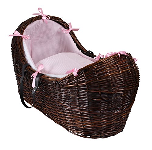 Waffle Dark Wicker Noah Pod - Pink