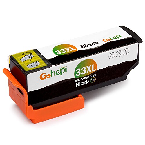 Gohepi 33XL Kompatibel für Druckerpatronen Epson 33XL 33, 2 Schwarz/Foto-Schwarz/Blau/Rot/Gelb 6er-Pack Arbeiten mit Epson XP-640 XP-530 XP-830 XP-645 XP-540 XP-900 XP-630 XP-635 Patronen - 3