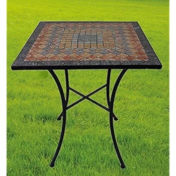 Amazon.de ORIGINAL Marokkanischer Mosaiktisch Gartentisch 120x80cm