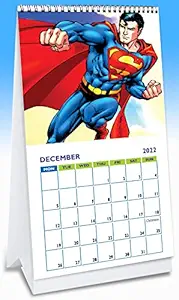 AccuPrints Kids Cartoon Desk Calendar 2022 (4x8) inch 12 Pages Calendar and Planner