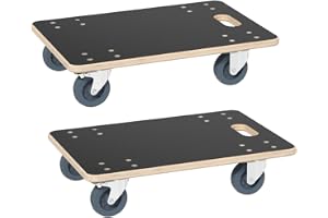 Aufun Rollbräda Transportroller med broms, möbelhjul 2 stycken