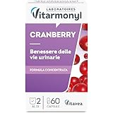 VITARMONYL - CRANBERRY - Integratore alimentare per il benessere delle vie urinarie - A base di mirtillo rosso, ricco in proa