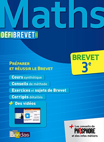 Maths Brevet 3e Buy Online In Belize At Belize Desertcart Com Productid 97178613