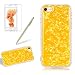 Produktbild Girlyard Glitzer Silikon Hülle für iPhone 8 Plus/ 7 Plus, Weiche TPU Etui Handyhülle 3D Kreativ Bling Glänzend Funkeln Entwurf Kristallklar Ultra Dünn Case Cover Kratzfeste Stoßfest Schutzhülle für Apple iPhone 7 Plus/ iPhone 8 Plus (5,5 Zoll) - Gelb