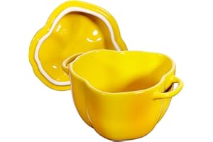 STAUB Zwilling - Ceramic by Paprika Cocotte - Giallo - Ceramica - H: 10,7 cm x 15,1 cm - Volume: 0,47 l