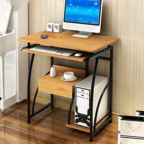LJHA Computer Desk Desktop household simple desk Bookshelf desk 5 colors available 72 * 70cm table ( Color : E )