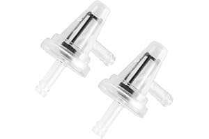 JNNJ 2 Pezzi Filtri Carburante Linea per Gas, Filtro Carburante 90 Gradi, Filtri Benzina per Moto E Scooter, Filtri Benzina Moto in Linea 90 Gradi Ad Angolo Retto, Filtro Carburante Rapido Universale