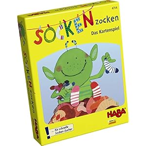 Haba 4714 Socken zocken – Juego de Cartas Infantil con Calcetines (en alemán)