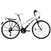 Produktbild KCP 24" CITYBIKE MÄDCHENFAHRRAD WILD CAT Lady mit 18G Shimano schwarz Weiss - 61,0 cm (24 Zoll)