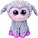 Produktbild TY 37257 Dixie, Lamm grau/pink 24cm, mit Glitzeraugen, Beanie Boo's, Ostern limitiert