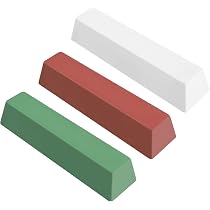 Kit De Polissage XL – 5 Pièces : 3 Roues De 8″ Et 2 Barres De Composé (marron Et Vert), US