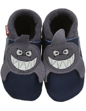 Pololo Sharky Jungen Flache Hausschuhe