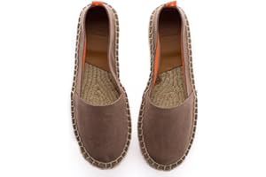 ABARCA Espadrilles für Herren aus Jute und Leder, handgefertigt in Spanien, Sommerparties, bequem und atmungsaktiv