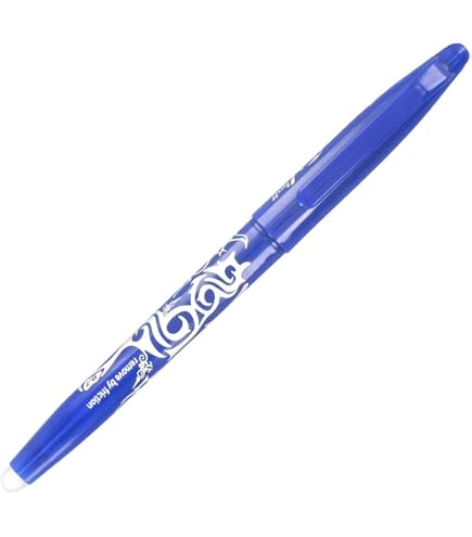 Pilot FriXion X One Piece – Limited Edition Set Met 6 Uitwisbare Pennen + 4 Stickers, In Zwart, Blauw En Rood, Navulbaar