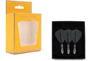 CUESOUL ROST T19 Asta per dardo Integrata e Forma di Aquilone da Volo, Set da 3