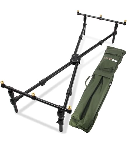 Aluminium Rod Pod Sonik Sports Hero X 2 Karpfen-Rod Pod  Aluminium- Rutenhalter Mit Gepolstertem Koffer Angelzubehr Karpfen