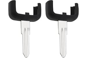 LT Easiyl 2pcs Car Remote Key Head Car Key Blank HU46 Auto Remote Key Blank Compatible with Vauxhall Compatible with Opel Astra Corsa Zafira Automotive Key Accessories