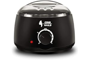 Cris Nails - Calentador de cera eléctrica profesional de color negro, 500ml