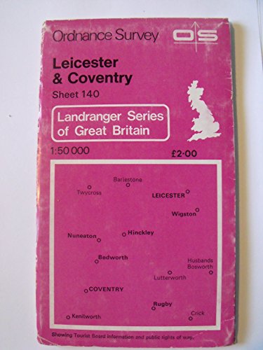 Landranger Map 140: Leicester and Coventry Area