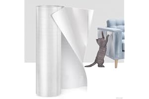 ZANTESR Cat Anti Scratch Tape, Transparent Cat Sofa Protector, 0.4M*3M Wear and Scratch Resistant Anti Scratch Furniture Protector for Carpet, Sofa, Couch, Door