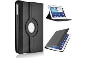 TECHDEALSUK 360 gradi girevole pieghevole Folio stand custodia in pelle per Samsung Galaxy Tab 2 10.1 P5100 P5110 con pellicola proteggi schermo e pennino capacitivo in omaggio