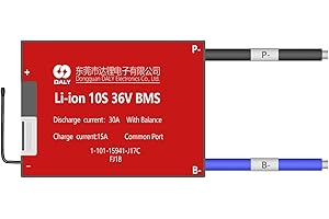 DALY BMS 36V 10S 30A Li-ion PCB com equilíbrio cabos y placa de protección de batería de control de sensor de temperatura para litio batería 18650 bms 10S