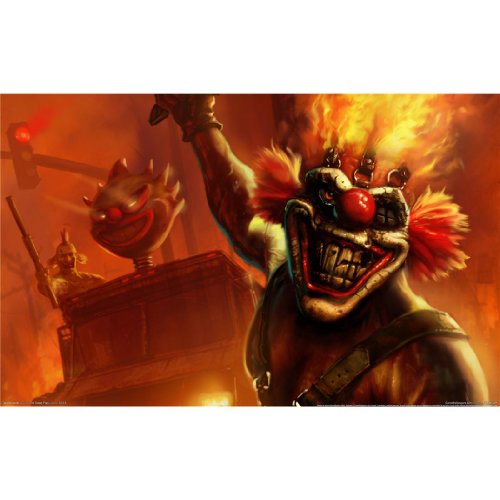 Preisvergleich Produktbild Twisted Metal Poster On Silk - Seide Plakat - DABC7A
