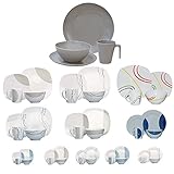 NEU Campinggeschirr Melamin Geschirr 16-teilig für 4...