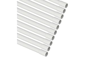 ELECTRON 20 metri tubo rigido, 10 barre da 2mt, bicchierato, diametro esterno ⌀20 mm, tecnopolimero ad alta resistenza, classificazione leggera 2221, grigio, canalina esterna impianto elettrico, cavi elettrici