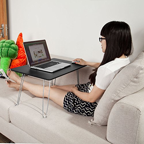 SoBuy® Betttisch Laptoptisch Klapptisch Notebooktisch Frühstücktisch FBT09-SCH - 3