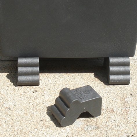 Euro3Plast Juego de 4 pies F. PFL.De kübel. Antracita