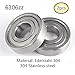 Produktbild 6306Z S6306 6306ZZ lager 304 Edelstahl Rillenlager Miniaturlagern Motoren 30x72x19mm ball bearing for motor 2-Pcs