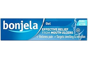 Bonjela 15g Oral Gel - Fast Acting Pain Relief For Mouth Ulcers, Cold Sores, Swelling, Infection, Suitable With Dentures, Adult Treatment, Quick Medication Solution
