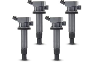 Frankberg 4x Bobines d'allumage Compatibles avec C1 1.0L 2005-2014 C1 II Cuore Sirion 107 108 Justy IV A.u.r.i.s Avensis Aygo Celica Corolla MR2 III Yaris Essence Remplacer# 90919-02239