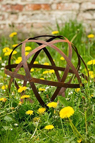 Dekokugel, Rost Ø 40cm Bando, groß