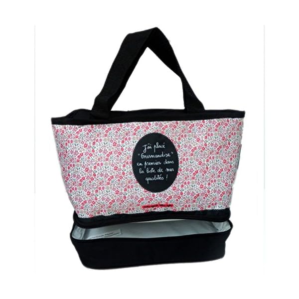 Derrière La Porte DLP Sac à Lunch Isotherme GOURMANDISE pour Repas