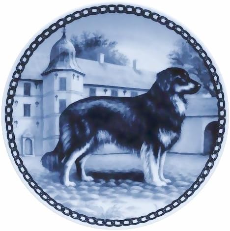 Hovawart /Lekven Design Dog Plate 19.5 cm /7.61 inches Made in Denmark NEW with certificate of origin PLATE #7112