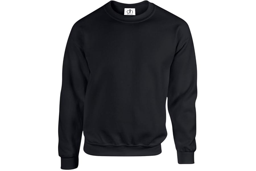 D&H CLOTHING UK Premium Sweatshirts Plain Workwear Casual Crewneck Jumper Sweater Sports Leisure Fleece