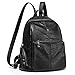 Produktbild ALTINOVO Damen PU Leder Casual Rucksack, Schüler Schultasche für Mädchen diebstahlsicher, schwarz