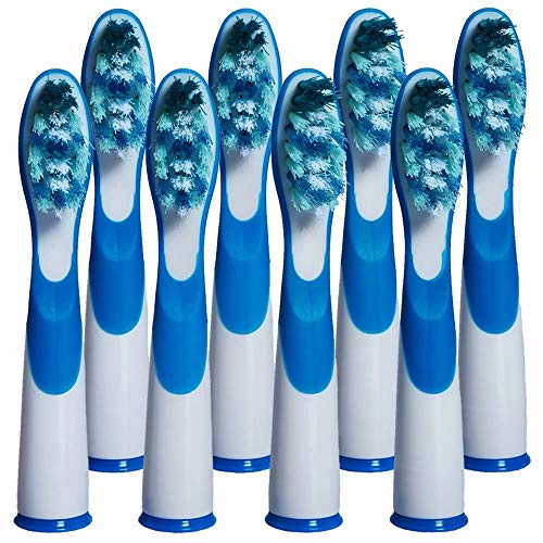 Preisvergleich Produktbild YOMIA Weiche elektrische Zahnbürstenköpfe, 4 Stück Schallzahnbürstenköpfe, kompatibel mit Oral B Vitality Sonic, SR12A.18A Colorful-8pcs